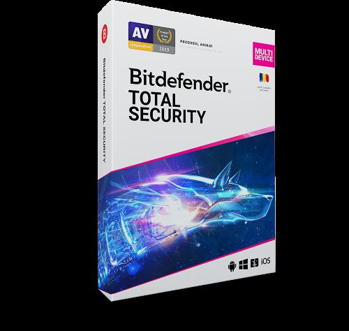BITDEFENDER Licenta retail Total Security - protectie anti-malwarecompleta pentru, TS03ZZCSN1210BEN