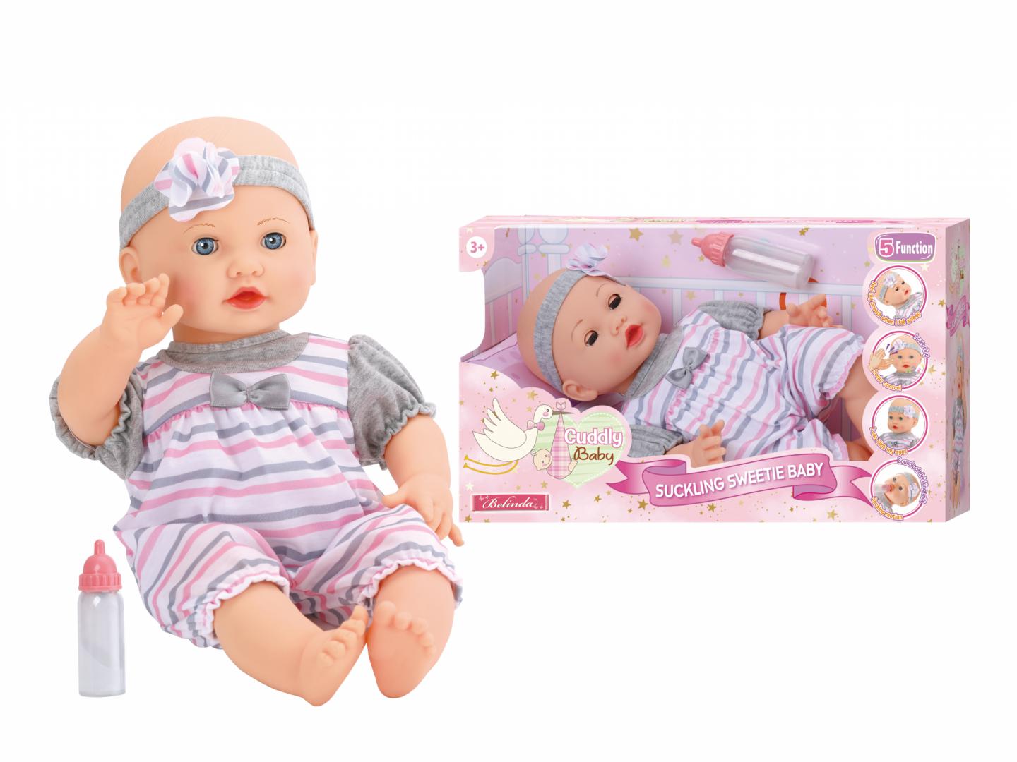 MomKi PAPUSA BEBELUS CARE MANANCA, 40 CM, MOMKI78058