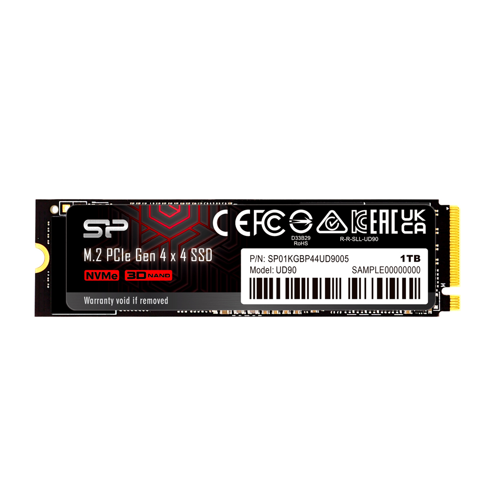 SILICON POWER SSD SP UD90 PCIe Gen4x4 & NVMe 1.4, 3D NAND, SP01KGBP44UD9005
