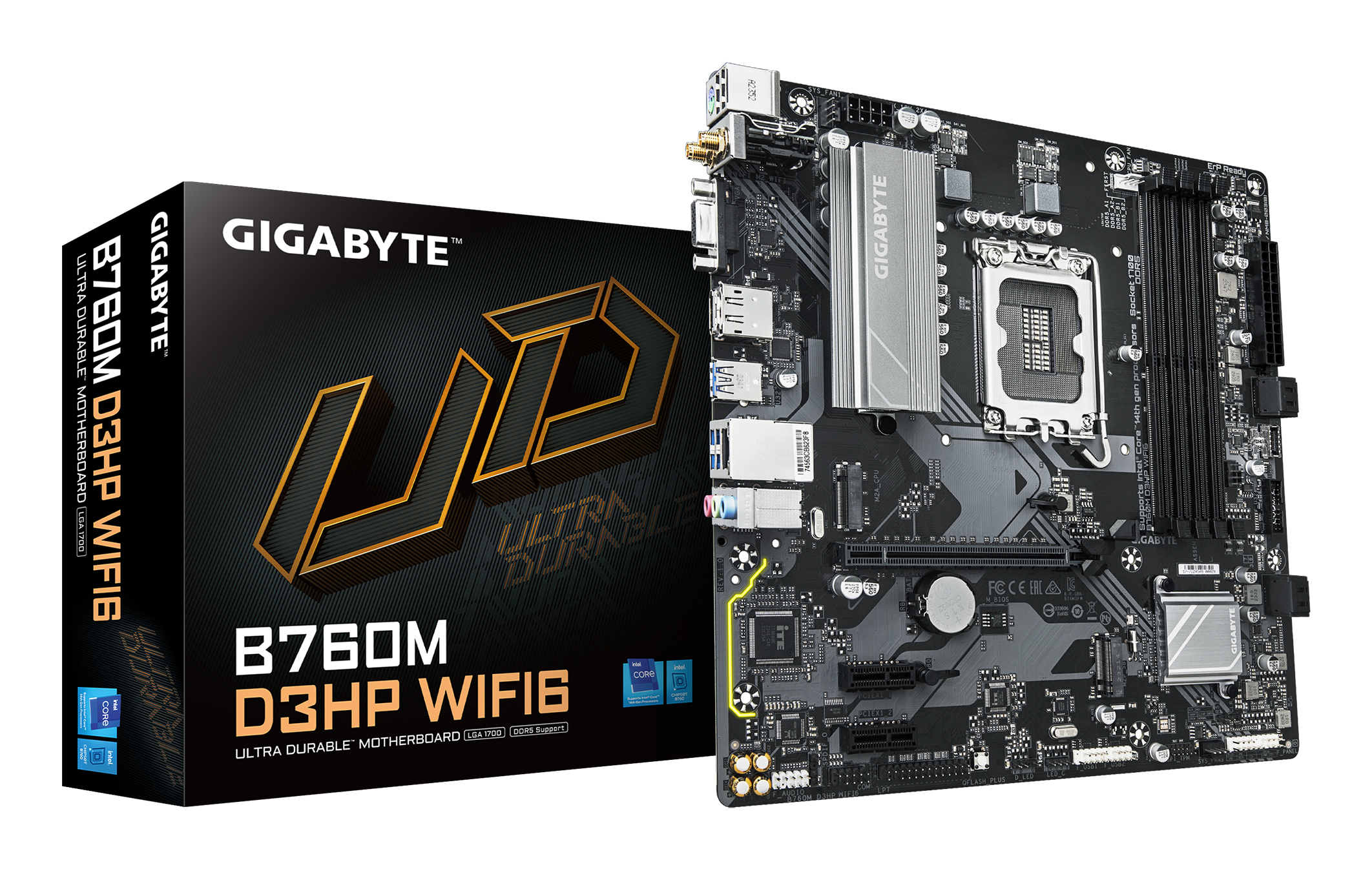 Gigabyte MB B760 S1700 MATX/, B760M D3HP WIFI6 1.0