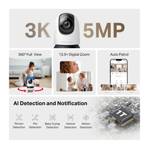 Mercusys CAMERA IP, MC230 - imagine 2