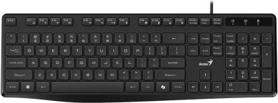 Genius TASTATURA "KB-117S", USB, cu fir, silentioasa, 104 taste, negru, 31300017400