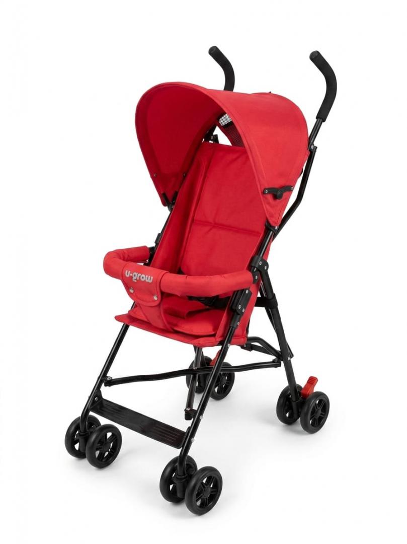 U-GROW Carucior sport, pliere tip umbrela, rosu, UG-UMB01-RED