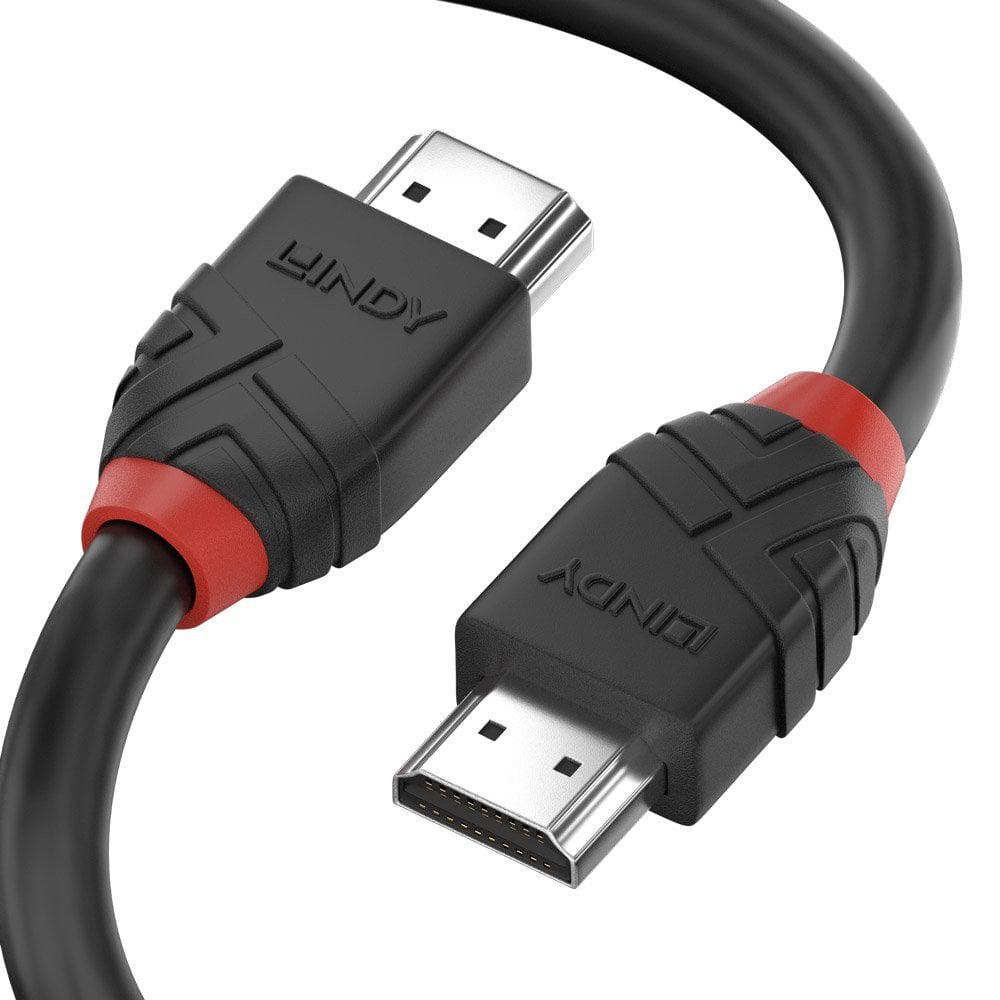 Lindy Cablu 2m HiSpd HDMI, Bllack Line, LY-36472 - imagine 3