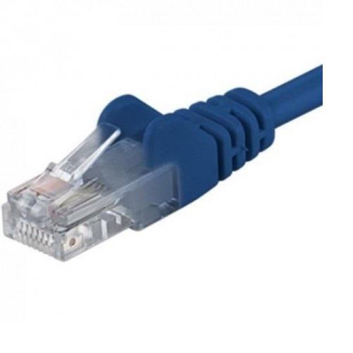 PremiumCord Patchcord UTP RJ45-RJ45 Cat.5e 0.5m, albastru, UTP-5E-0.5-BL