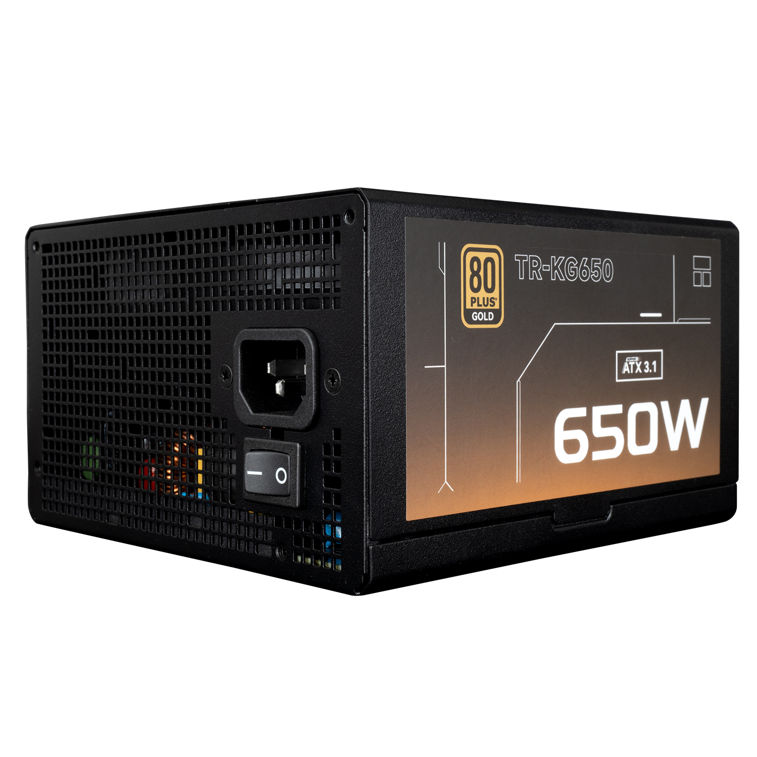 Thermalright SURSA, 650W, certificare 80 Plus Gold, modular, LLC, DC to DC, fan, TR-KG650-sleeved