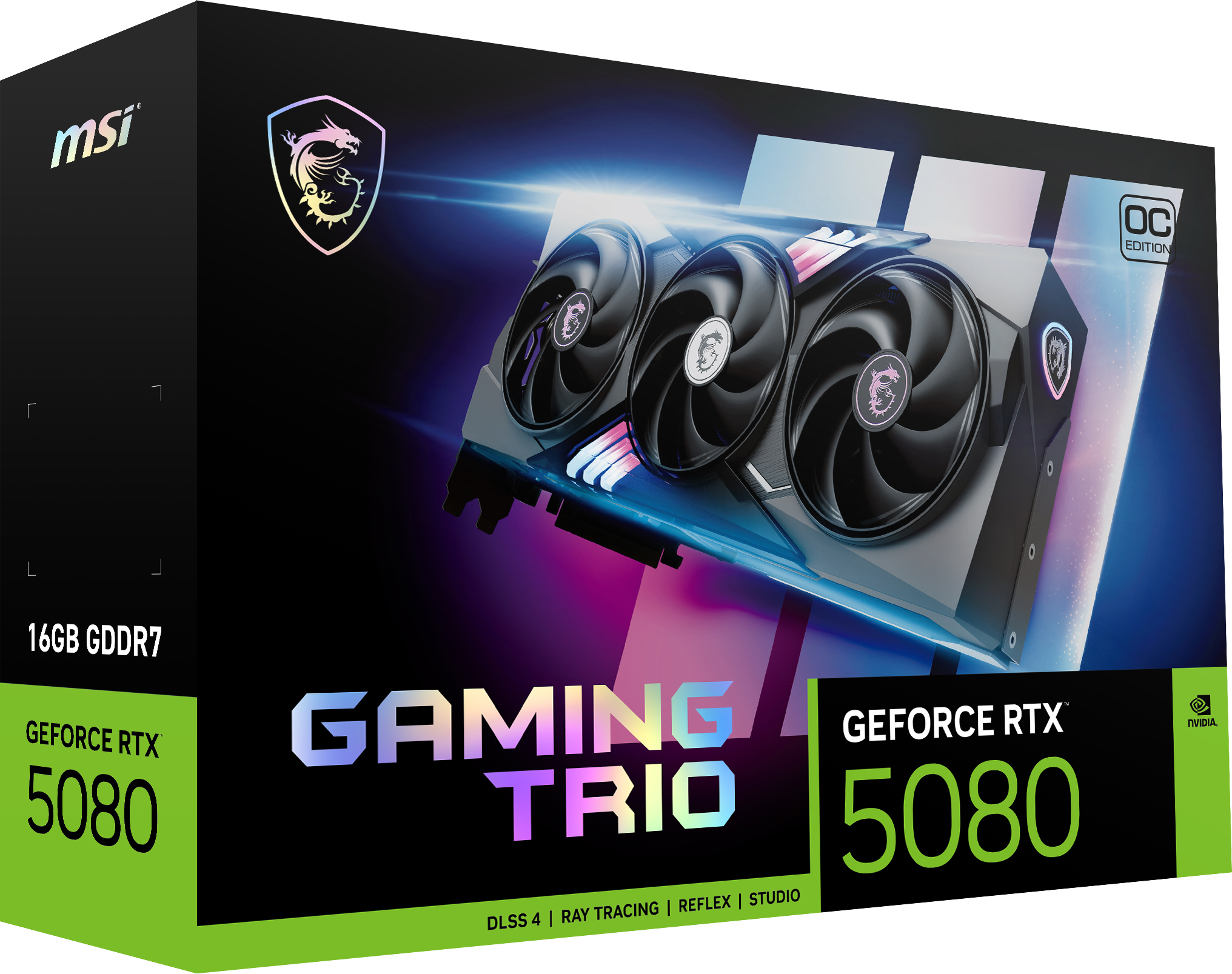 MSI, GEFORCE RTX 5080 16G GAMING TRIO OC - imagine 7