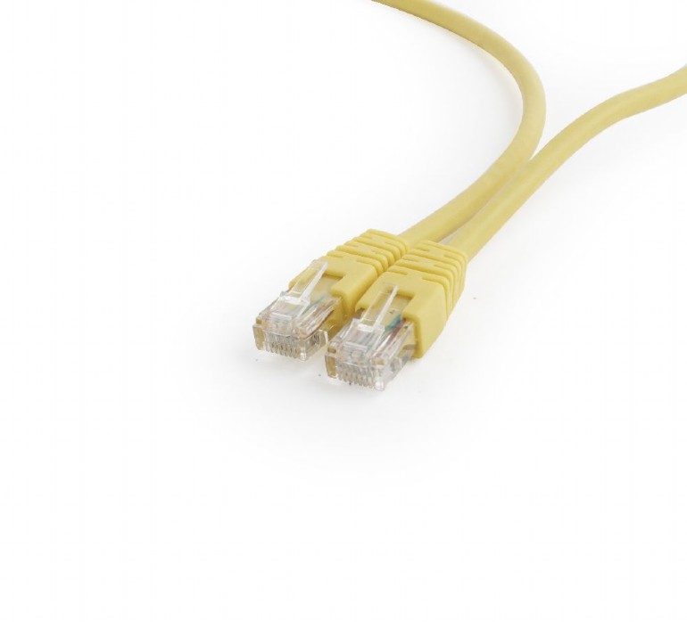 Gembird PATCH CORD UTP Cat6, cupru-aluminiu, 1 m, galben, AWG26, PP6U-1M/Y