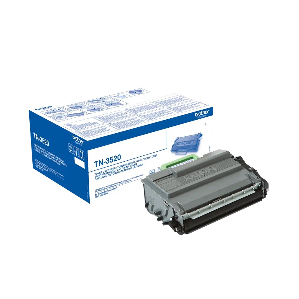 BROTHER Toner Original Black pentru HL L6400|MFC L6900, 20K, TN3520