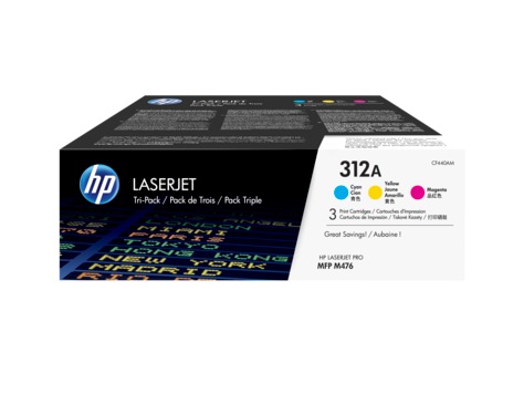 HP Combo-Pack Original CMY, nr.312A pentru LaserJet Pro M377|M452|M477, 3x2.7K, CF440AM