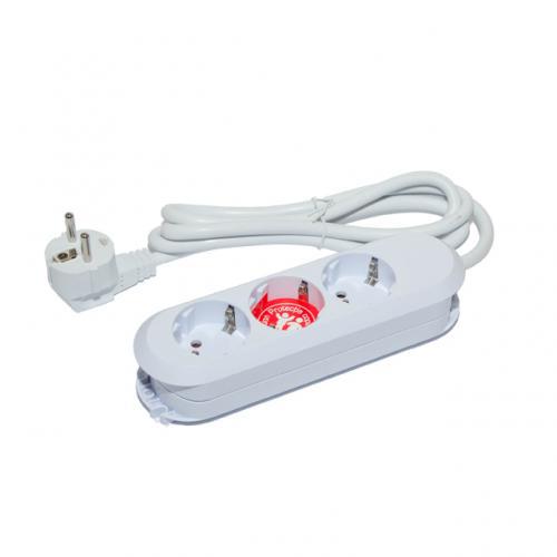 Bachmann PRELUNGITOR, Schuko x 3, conectare prin Schuko (T), cablu 1.5 m, protectie, BM-387.270R