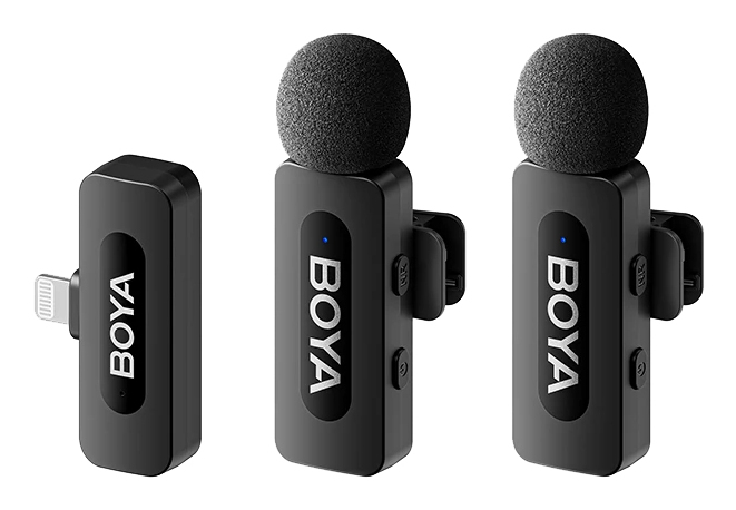 Boya Microfon, Wireless, Negru, BY-V2-V2.0