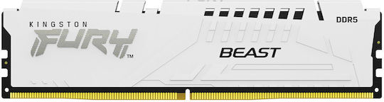 Kingston FURY Beast White 16GB DDR5 6000MHz CL30, KF560C30BWE-16