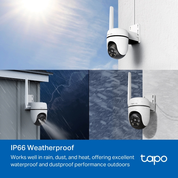 Tp-Link CAMERA IP, 3G/4G LTE + 1 x RJ-45, dome, pt.exterior, dist. IR 9 m, tip lentila, Tapo C501GW - imagine 10
