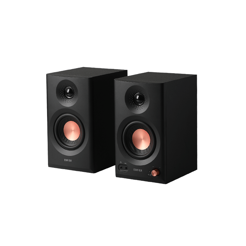 Edifier BOXE 2.0, RMS: 36W (2 x 18W), studio monitor, volum, bass, treble, intrare jack 6.35, MR3-BK