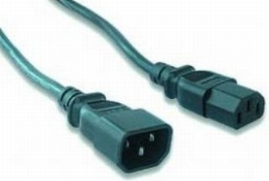 Gembird CABLU alimentare prelungitor, 3m, intrare C14, iesire C13, 16A, certificare, PC-189-VDE-3M
