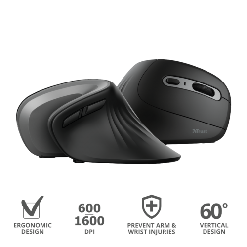 Trust MOUSE Verro Ergonomic Wireless Mouse, 23507