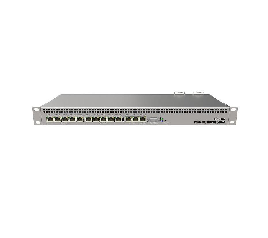 Mikrotik ROUTER 13LAN GB 1GB DUAL PSU, RB1100AHX4