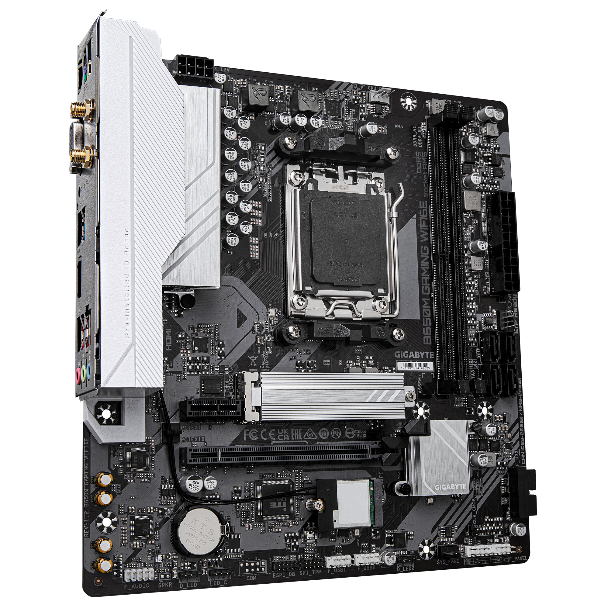 Gigabyte MB AM5, B650M GAMING WIFI6E - imagine 3