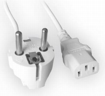 Gembird CABLU alimentare 1.8m, intrare Shucko, iesire C13, 10A, certificare VDE, bulk, PC-186W-VDE