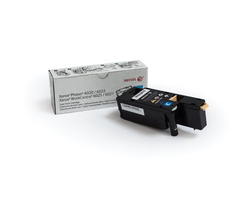 Xerox Toner Original Cyan pentru Ph 6020|Ph 6022|WC 6025|WC 6027, 1K, 106R02760
