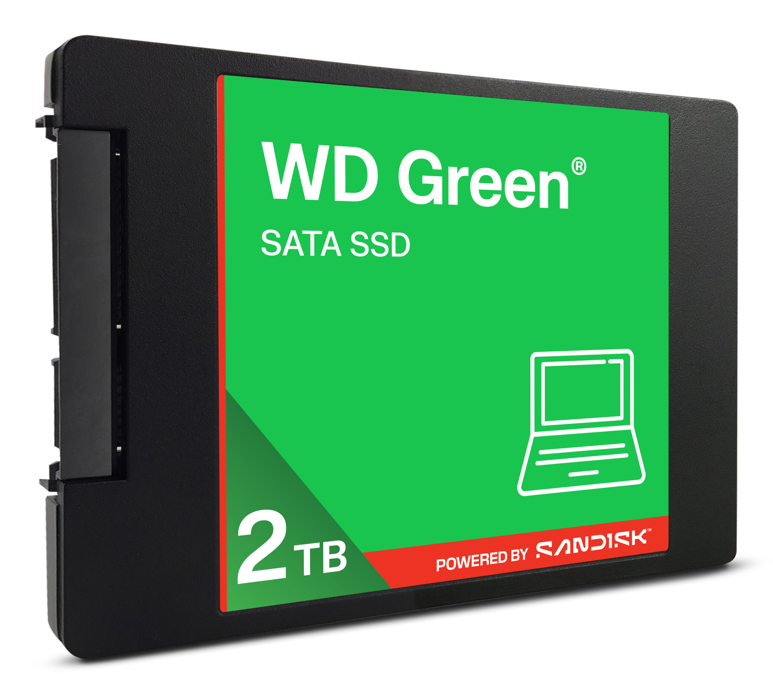 WD SSD Green 2TB SATA, 2.5", 7mm, Read: 545 MBps, WDS200T5G0A-00CPT0 - imagine 3