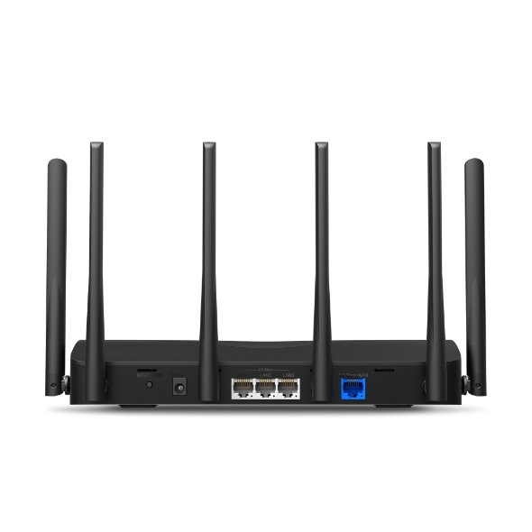 Mercusys ROUTER, BE9300, 1× 2.5 Gbps WAN port and 3× 2.5 Gbps LAN, Tri-Band 2.4 / 5 /6 Ghz, MR47BE