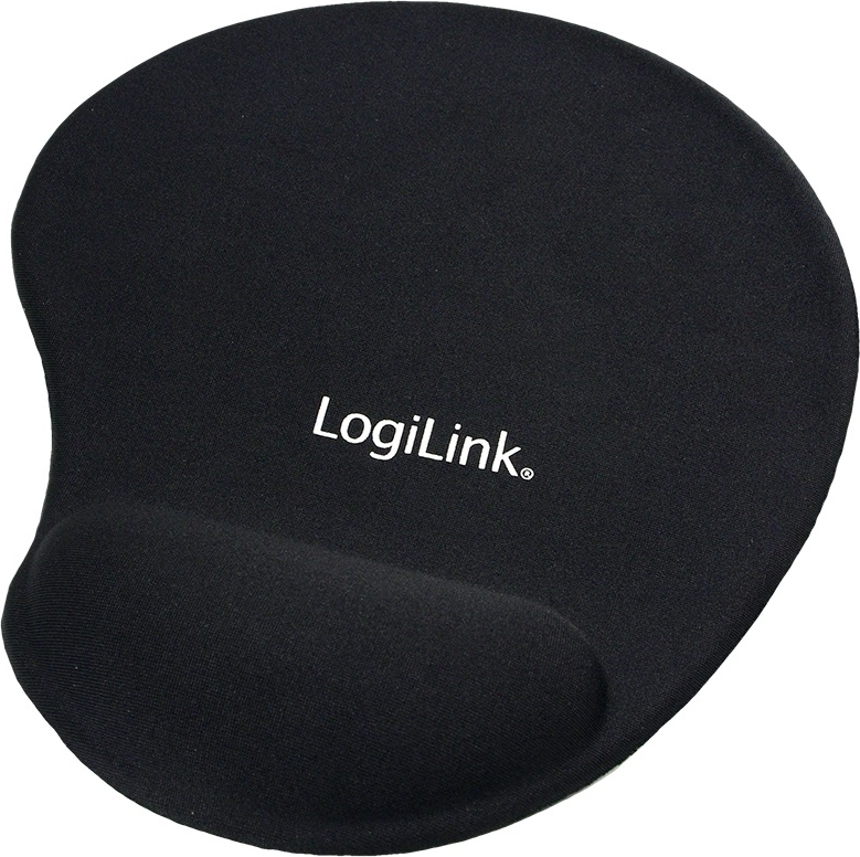 Logilink MousePAD, cauciuc si gel, 300 x 220 x 3 mm, negru, ID0027