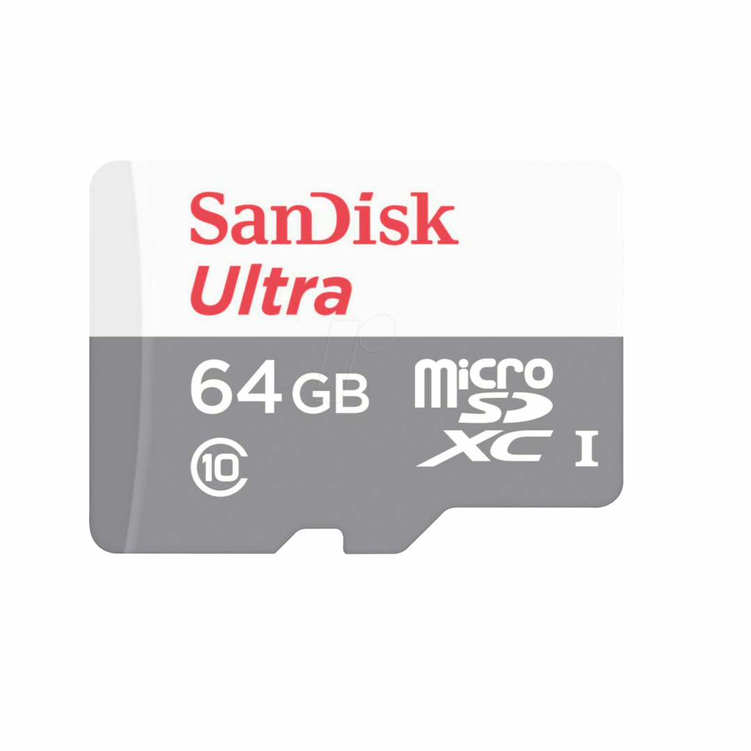 Sandisk MICROSD 64GB CL10, SDSQUNR-064G-GN6TA