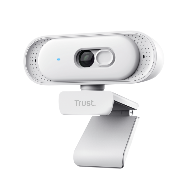 TRUST Camera Web Tomar 2K QHD, rezolutie video 2K, USB 2.0, Alb, TR-26180