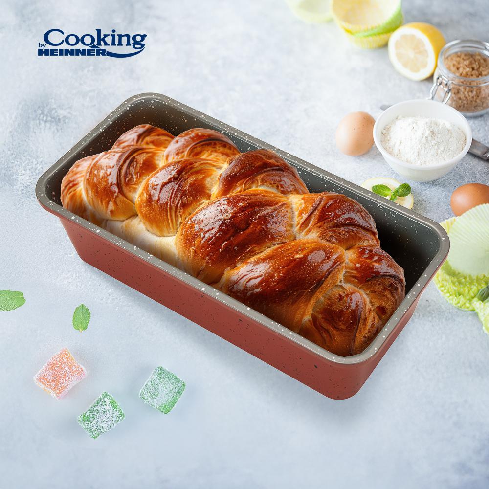 HEINNER TAVA COPT COZONAC / PAINE, ACOPERIRE CERAMICA, 30x14X9 CM, ANCA, COOKING BY, HR-FM-A09 - imagine 4