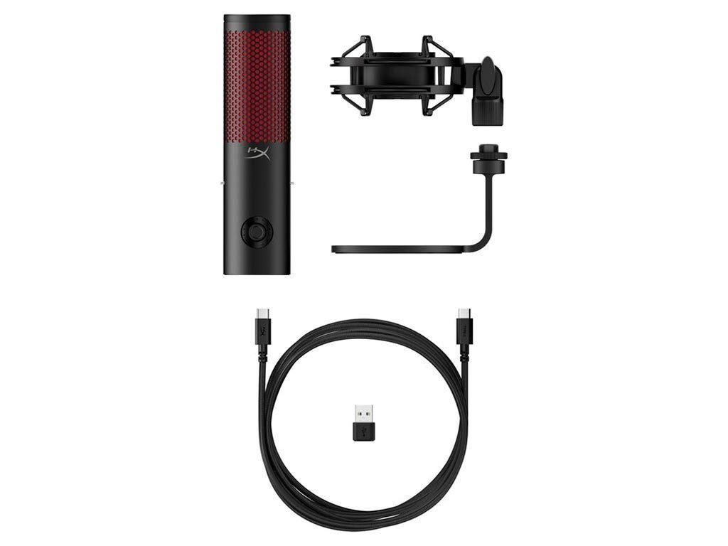 HP Microfon HyperX QuadCast 2, tip Cardioid, USB, LED backlight, 872V1AA - imagine 3