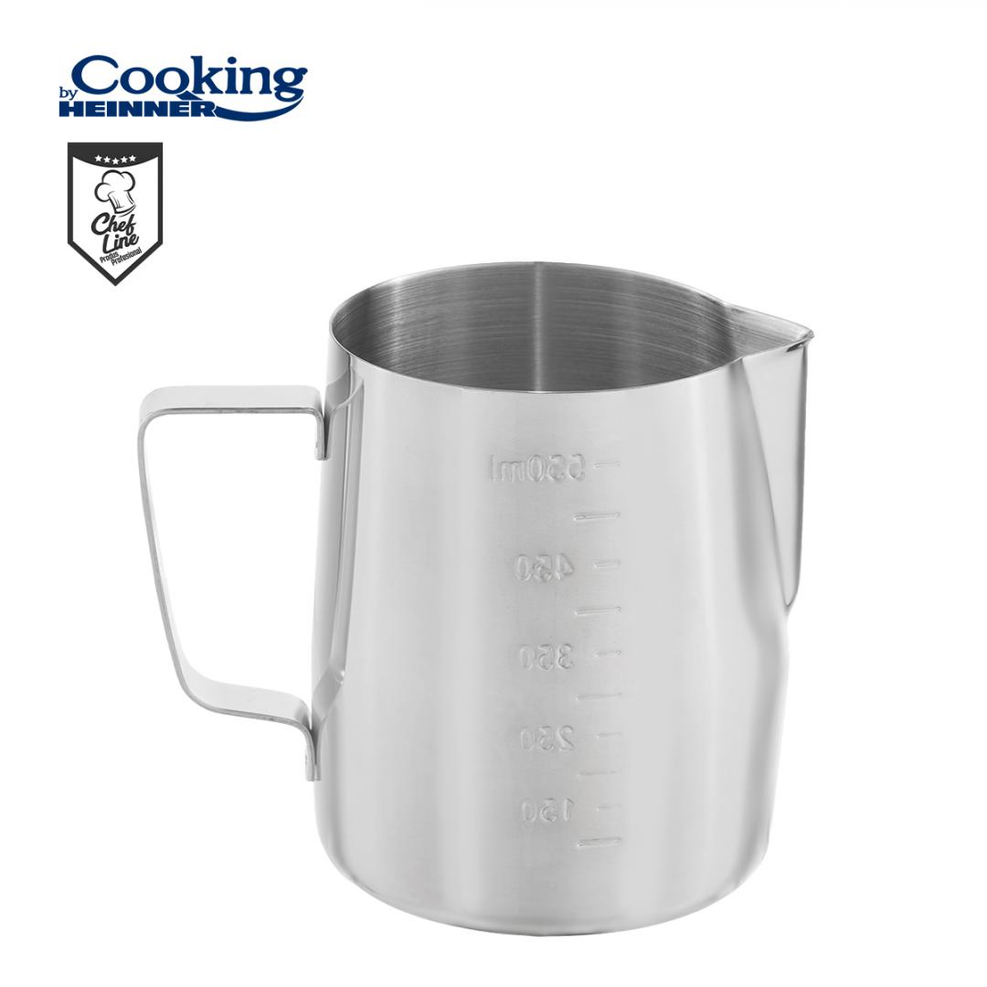 HEINNER CANA INOX LAPTE 550 ML, COOKING BY, CHEF LINE, HR-YMJ-CL550