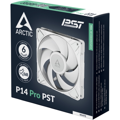 Arctic Ventilator P14 Pro PST, 140mm, 600 - 3000 RPM, FDB, 110 cfm, 4-Pin Fan Plug +, ACFAN00317A - imagine 6