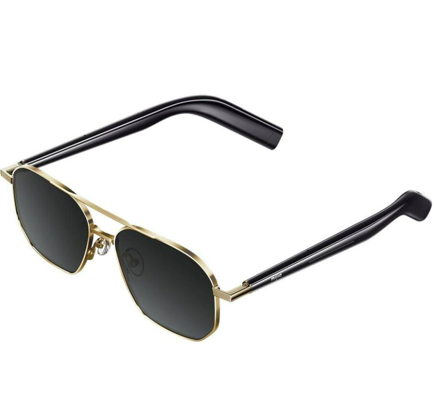 XIAOMI Mijia Smart Audio Glasses Aviator Gold Frame Polarized Lenses, BHR08VYGL