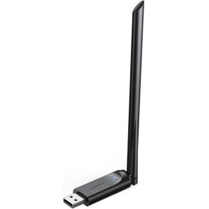 UGreen ADAPTOR RETEA, CM496 AC650 extern wireless 2.4 GHz | 5 GHz, USB 2.0, 650 Mbps, antena, 90339