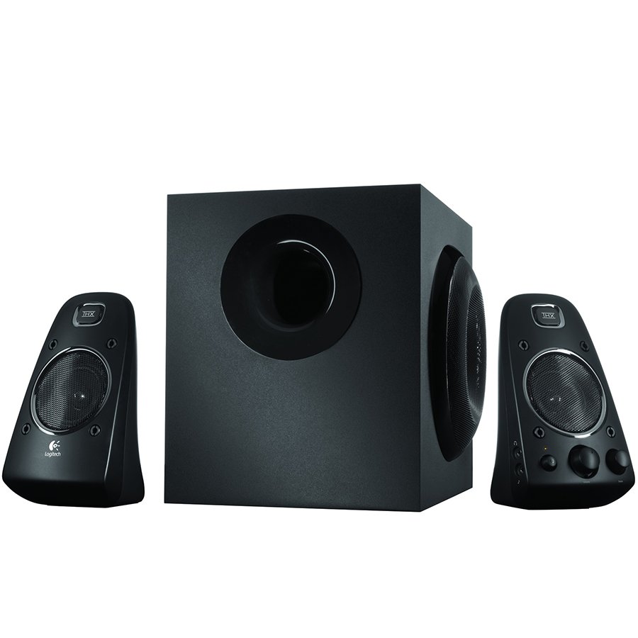 Logitech BOXE 2.1, RMS: 200W (2 x 35W, 1 x 130W), THX certified, black, "Z623", 980-000403