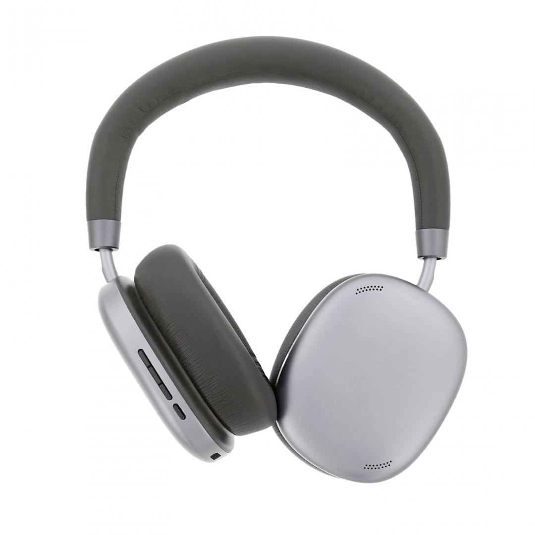 TELLUR Casti Head-band Shade, Wireless/Wired, noise-canceling, Gri, TLL511541 - imagine 3