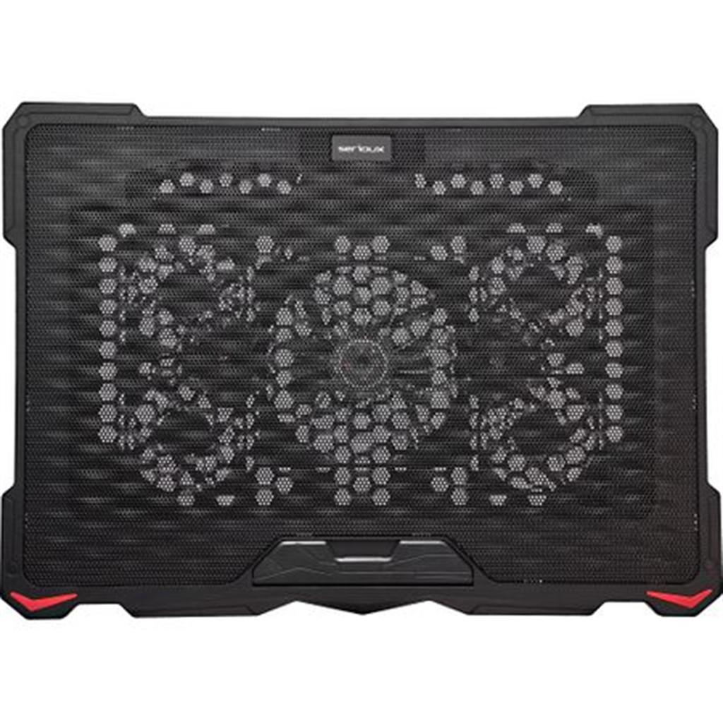 SERIOUX Cooling pad, Dimensiuni: 415*295*27mm, Compatibilitate maxima laptop: 17.3 inch, SRXNCP035