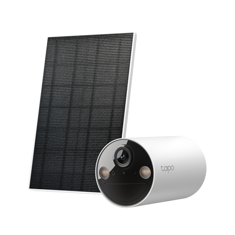 TP-LINK TPL Solar-Powered Security Camera Kit TC82, 1/2.8 Progressive Scan CMOS Starlight, TC82 KIT