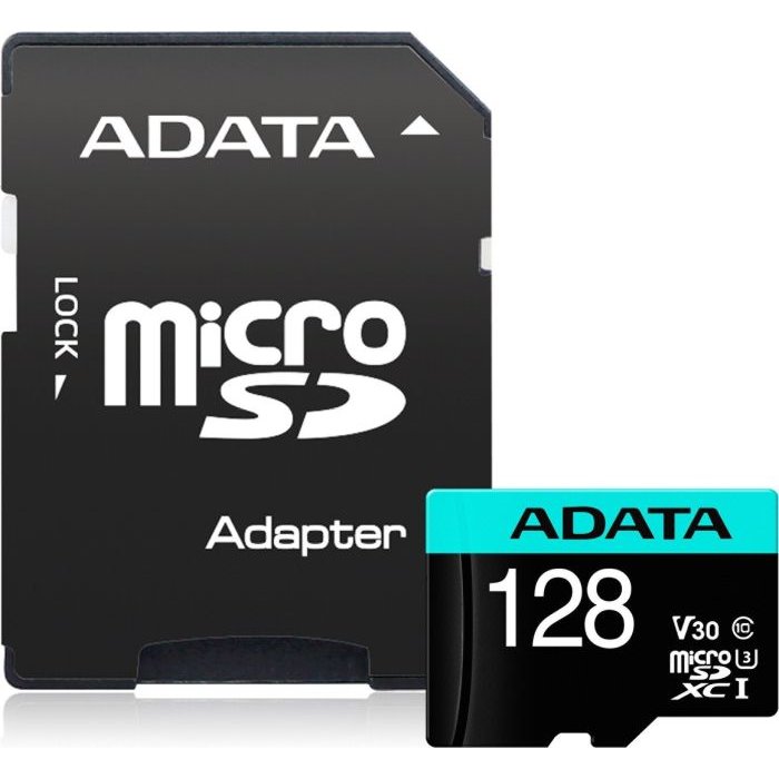 Adata CARD MicroSDXC, 128GB, AUSDX128GUI3V30SA2-RA1
