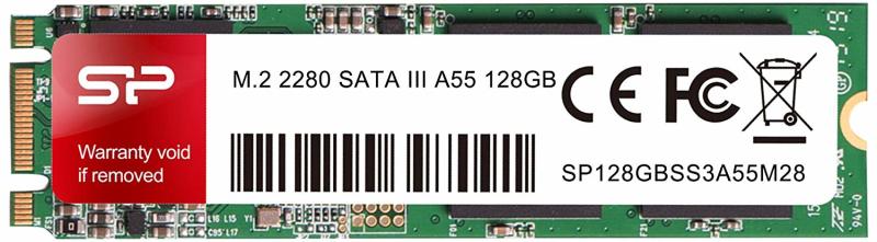 SILICON POWER SSD SP A55 128GB SATA 6Gb/s M.2 2280, SP128GBSS3A55M28