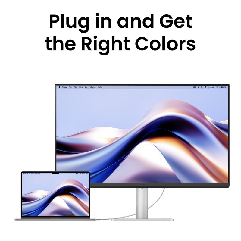 Benq Monitor, IPS, 27", UHD, 3840x2160, HDMI, DisplayPort, Boxe, Pivot, 5 ms, Gri, MA270U - imagine 8