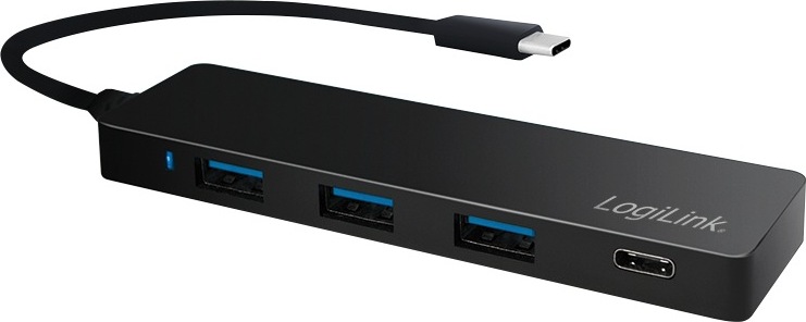 Logilink HUB extern, porturi USB: USB 3.0 x 3, USB 3.1 Type C, conectare prin USB 3.2 Type C, UA0311
