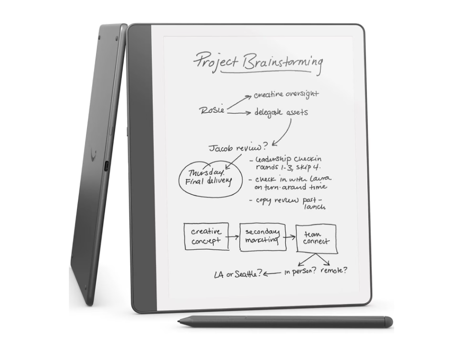 AMAZON Kindle Scribe 2024 10.2" 16GB cu Premium Pen Tungsten Grey, B0CZ9VFQ2P
