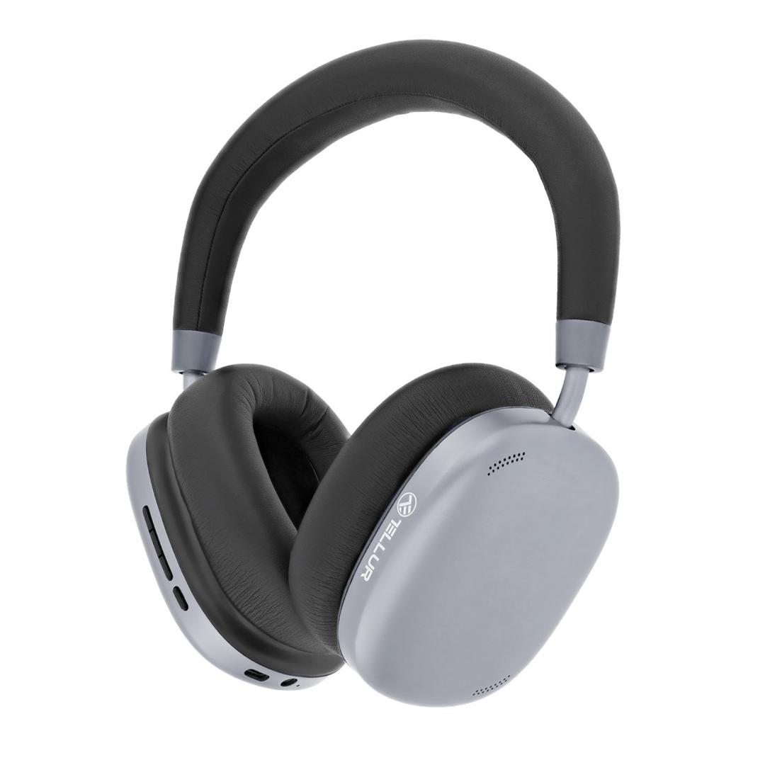 TELLUR Casti Head-band Shade, Wireless/Wired, noise-canceling, Gri, TLL511541