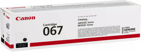 Canon Toner Original Black,CRG-067BK pentru MF 651|MF 655|MF 657, 1.35K, 5102C002AA