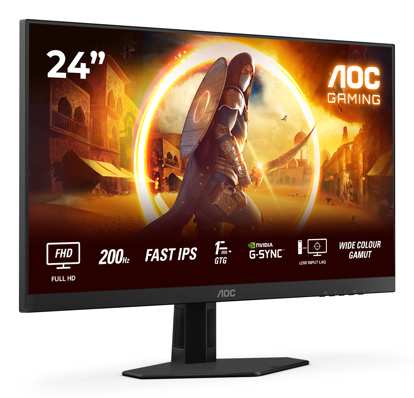 AOC Monitor 23.8", 24G4HRE - imagine 2