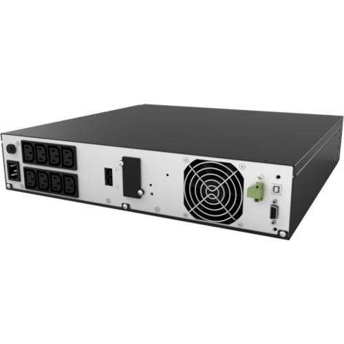 Njoy UPS Aster 2000, Online, Tower/rack, 1800 W, fara AVR, IEC x 8, display LCD, UPCMCOP920HASCG01B - imagine 4