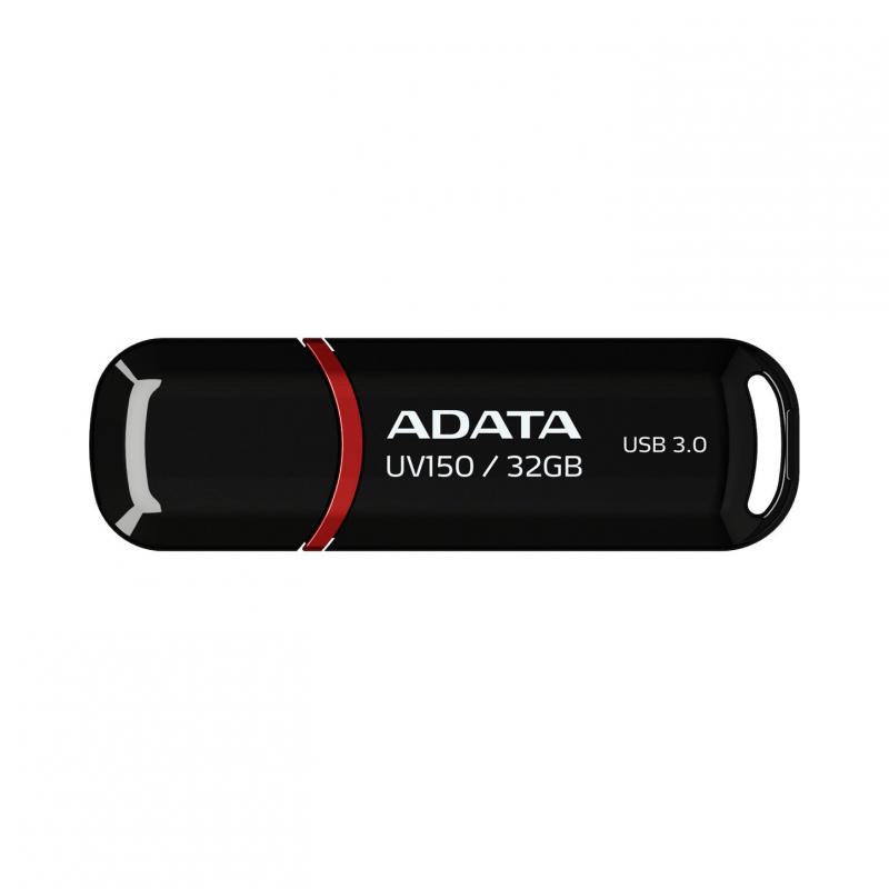 ADATA Memorie USB UV150 32 GB, USB 3.0, Negru, AUV150-32G-RBK